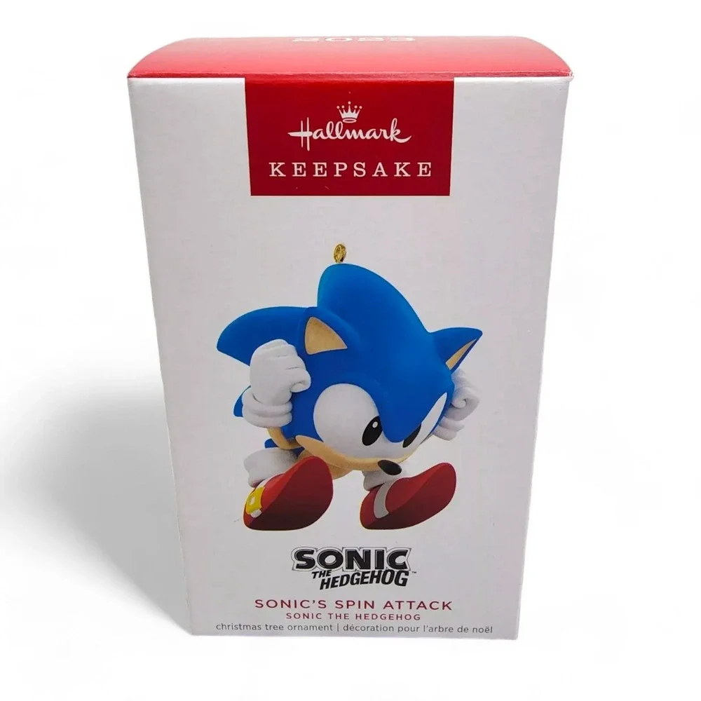 Hallmark Sonic the Hedgehog‎ Spin Attack Keepsake Christmas Ornament NEW!
